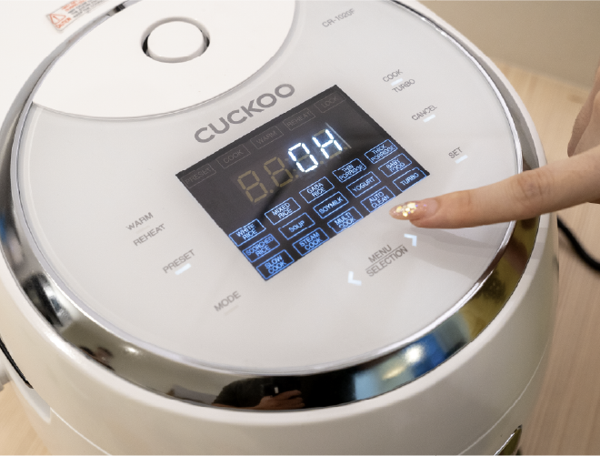 Direct Touch Menu Display