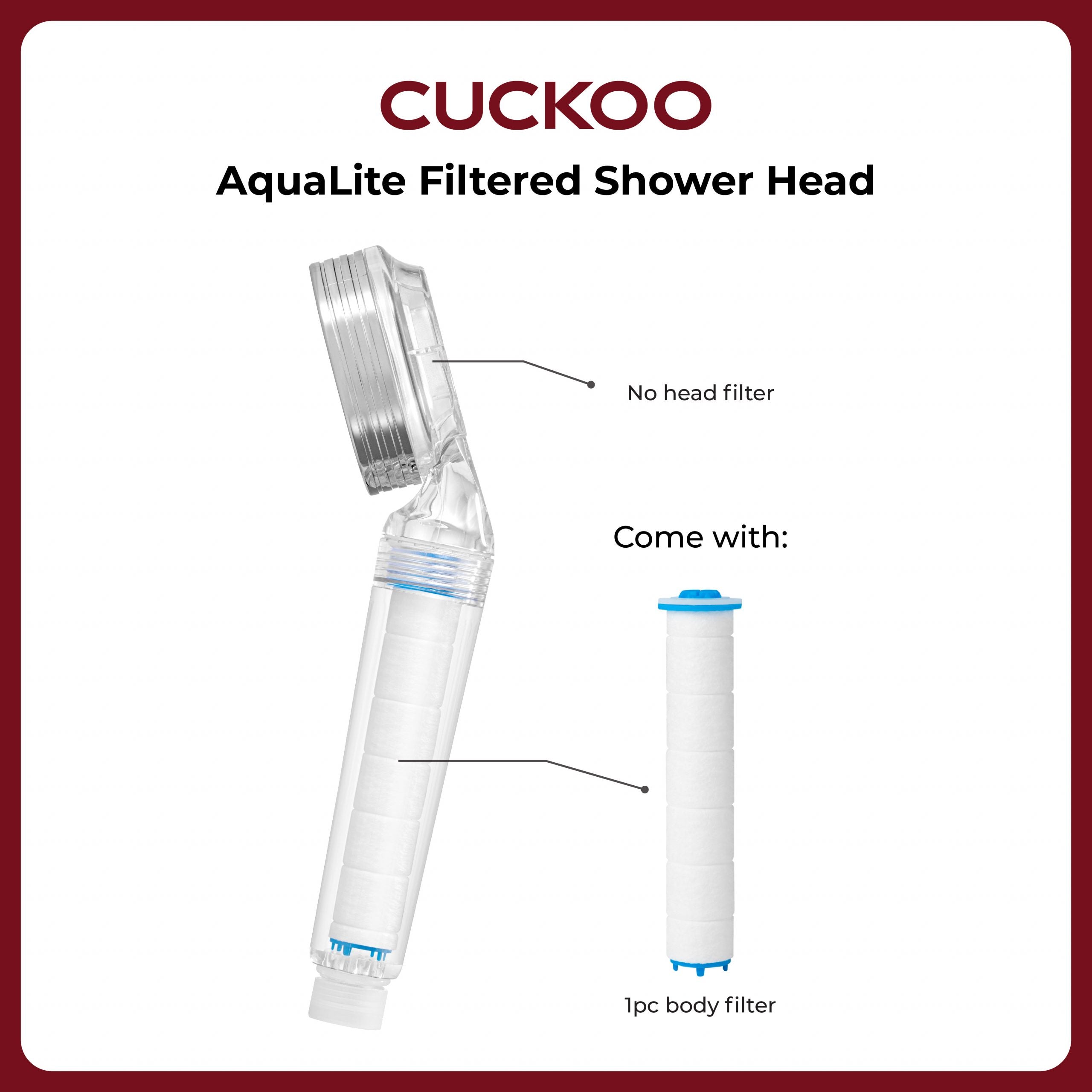 AquaLite Filtered Shower Head