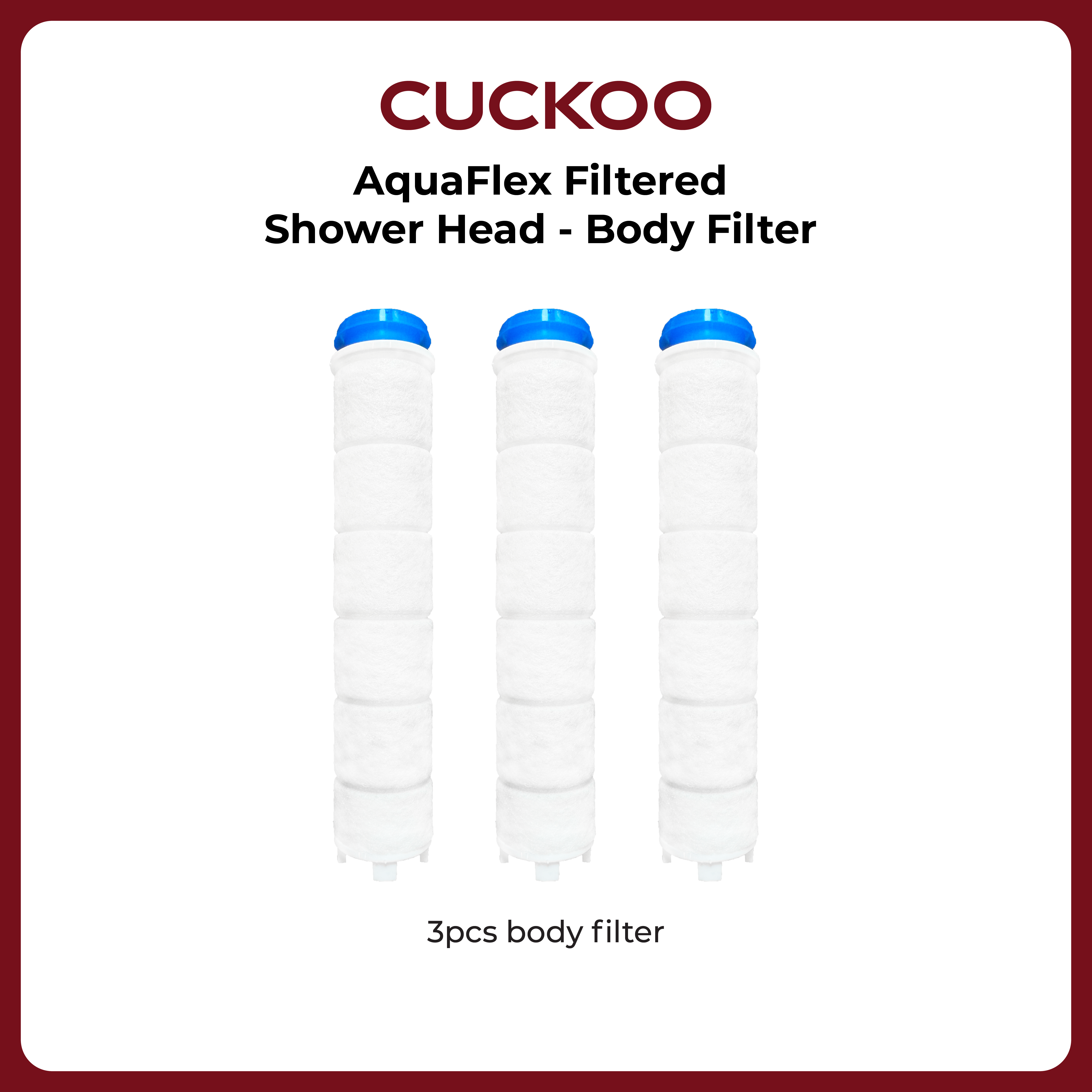 AquaFlex Body Filter Refill Pack