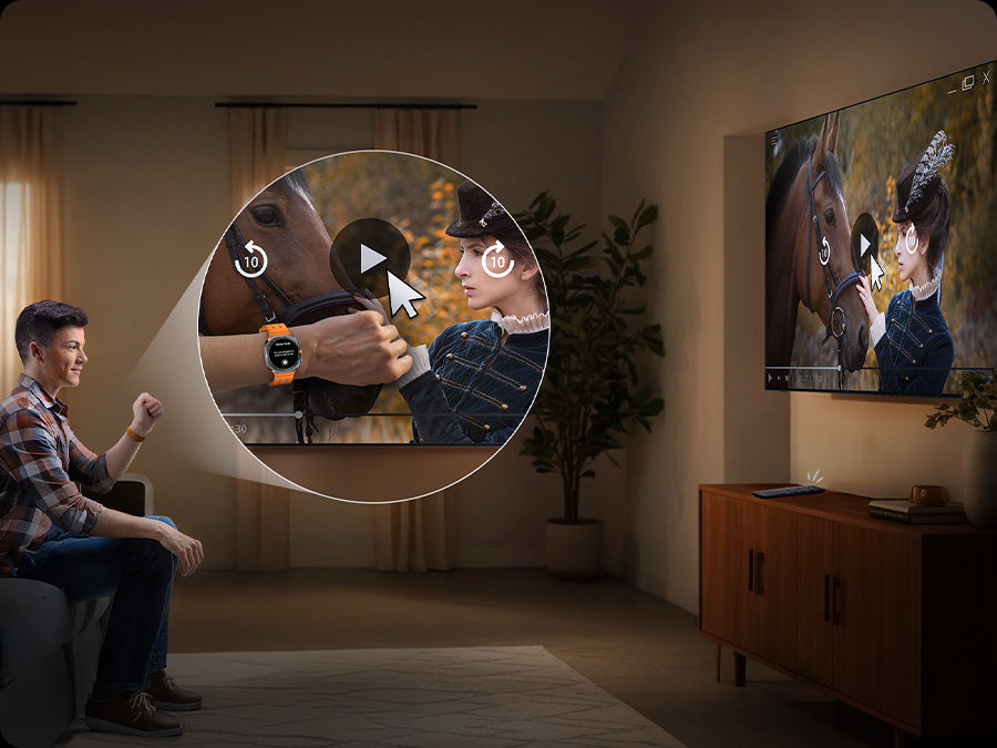Gestures to control with your watch