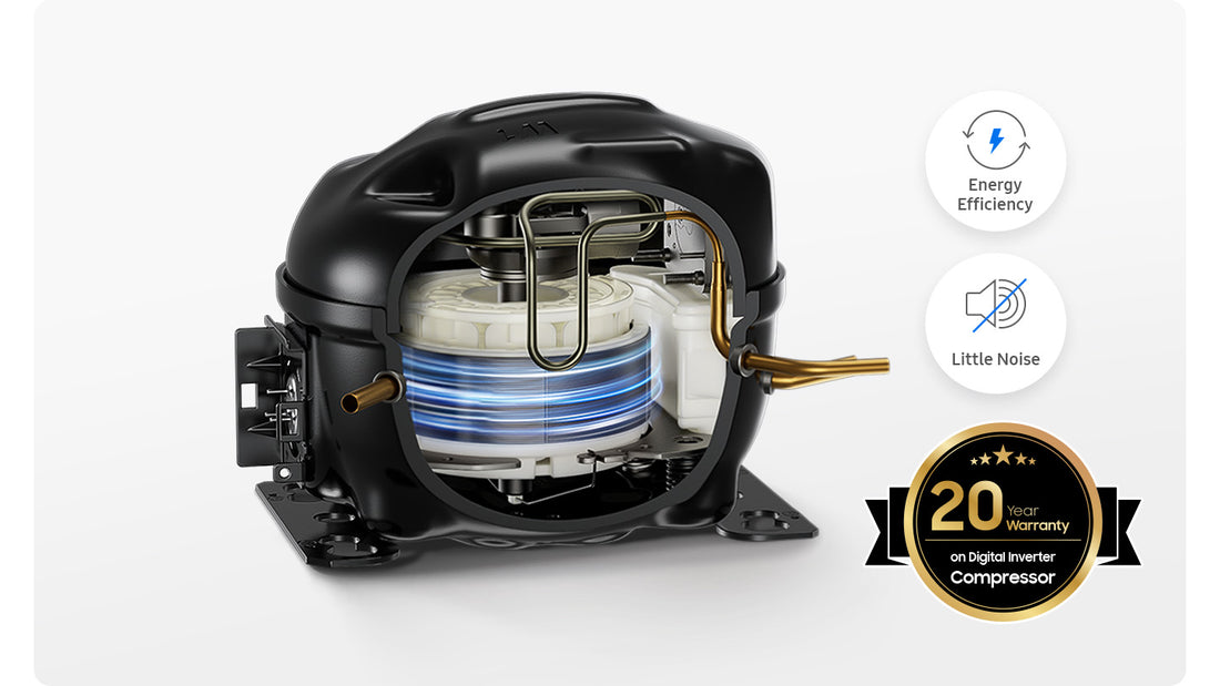 Digital Inverter Compressor with 20-year warranty