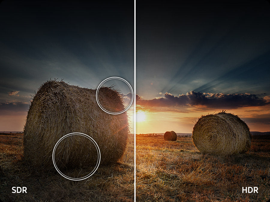 Wider range of contrast on a cinematic scale