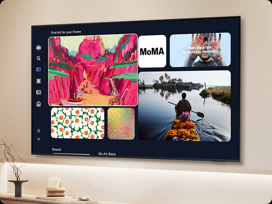 Find world-famous galleries in your TV