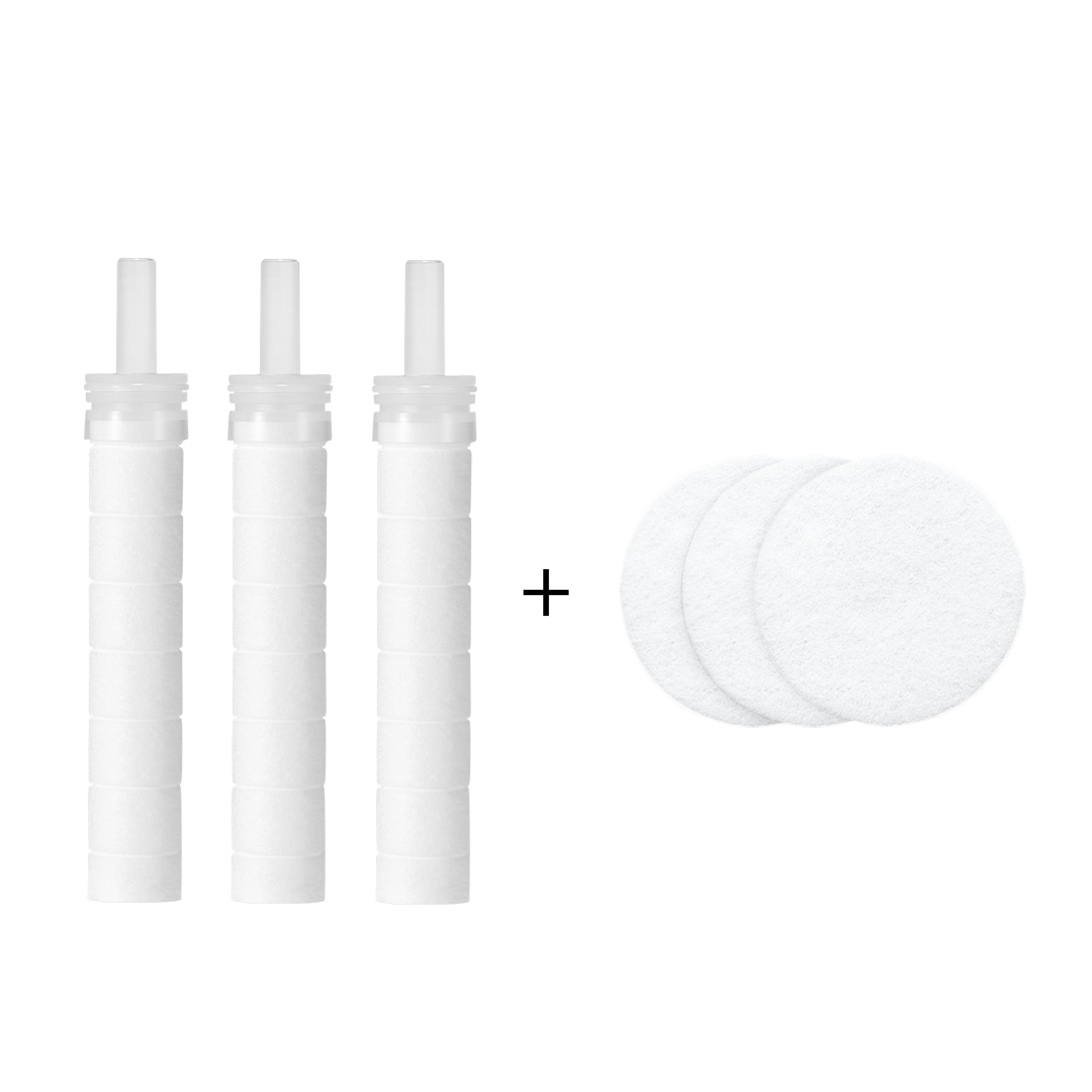 AquaPro X Filtered Shower Head - High-Density Fibre Filter & Body Filter Refill Pack