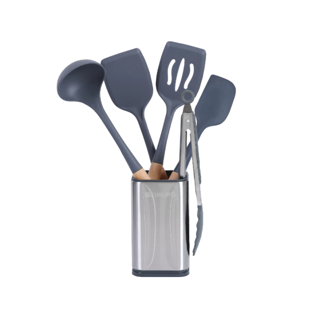 CUCKOO x FUKURO 260° ProSilicone 5-Piece Cooking Utensil Set (Muji Edition)