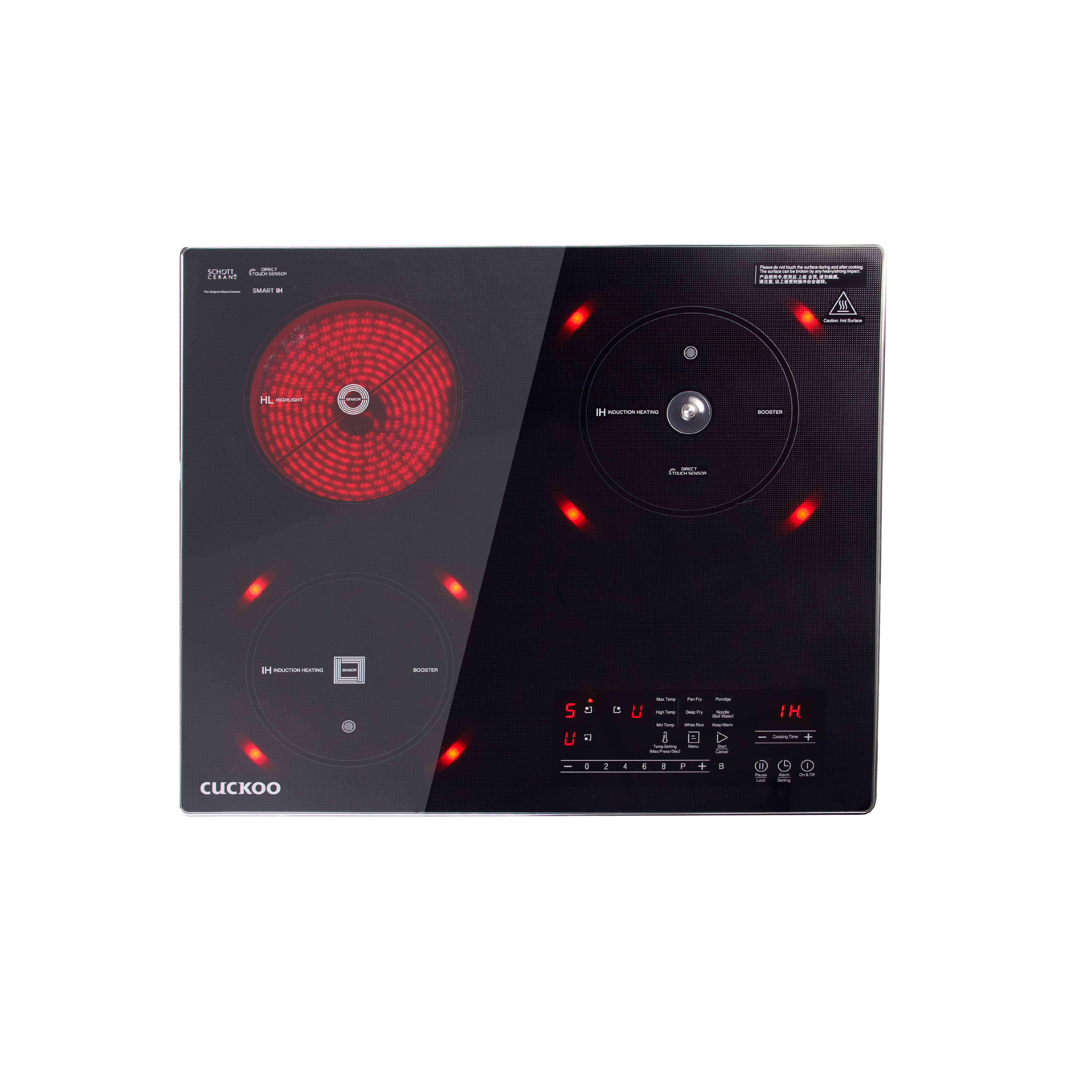 INDUCTRIO Hybrid Induction Hob