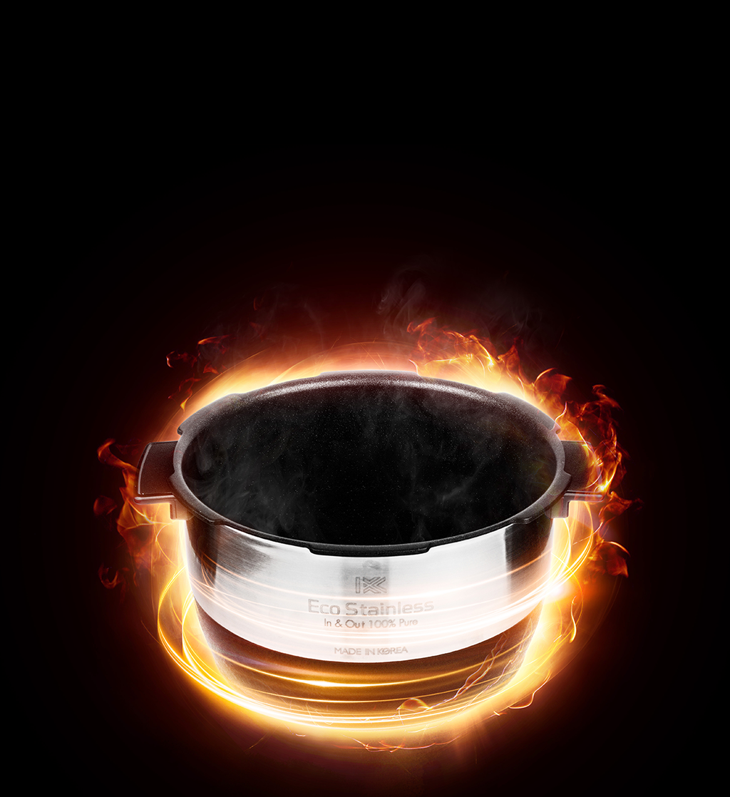 ECO Stainless Inner Pot Stay Clean and Fresh for a Long Time