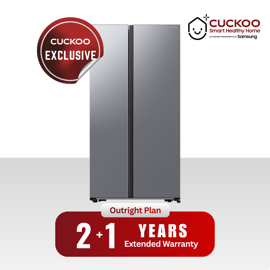 583L Refrigerator Side By Side & SmartThings AI Energy