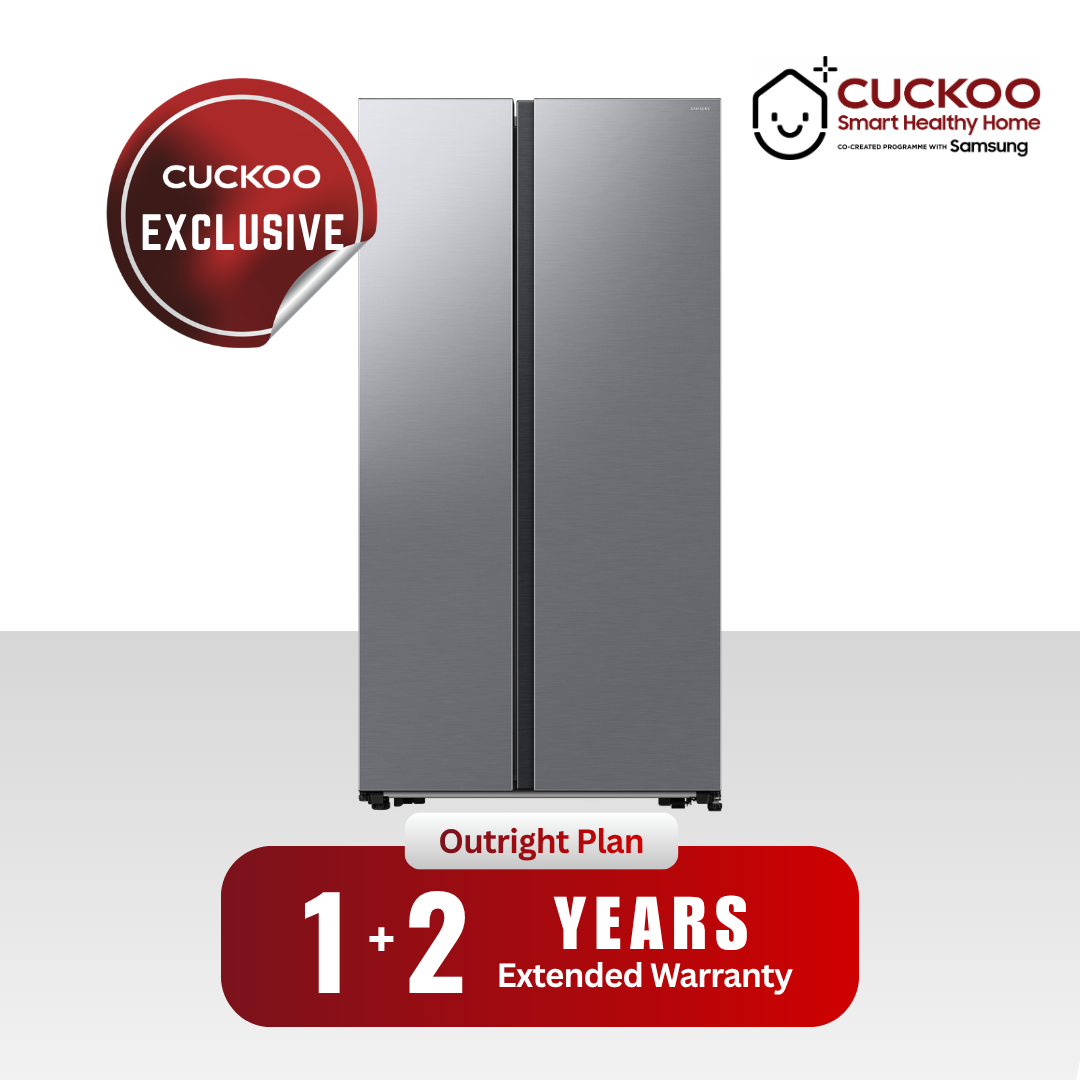 583L Refrigerator Side By Side & SmartThings AI Energy